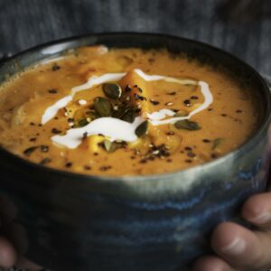 Afrikanische Möhrensuppe mit Kurkuma