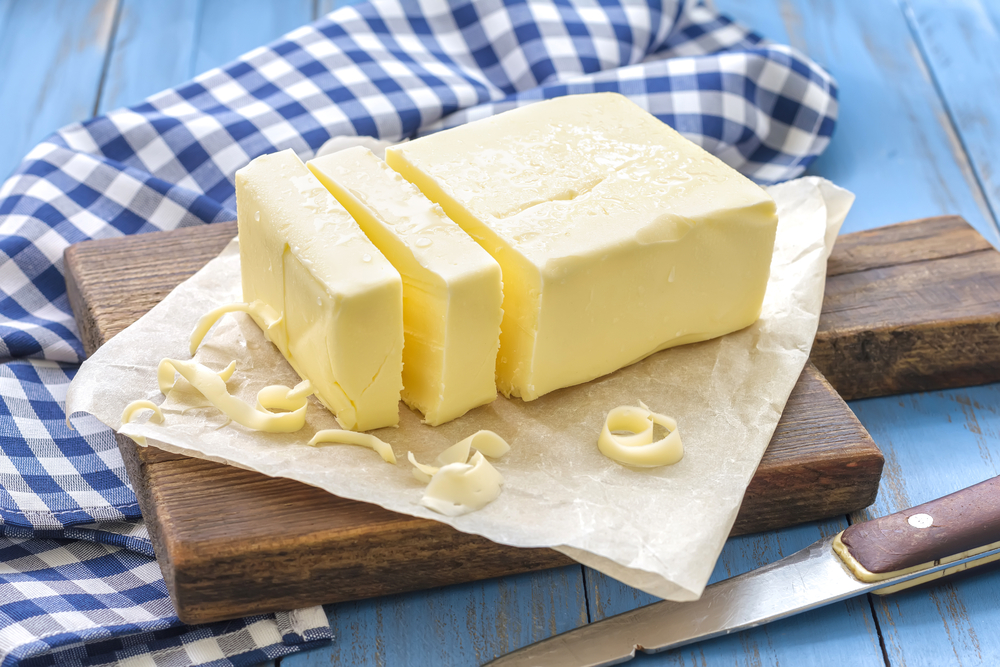 Butter zum Backen, Kochen und Essen